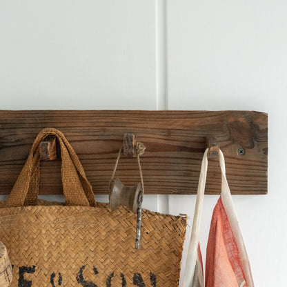 Rustic Pine Coat Hooks