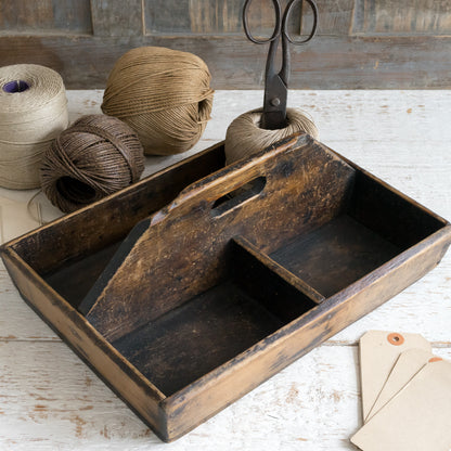 Rustic Pine Cutlery Tray