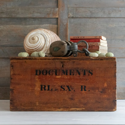 Rustic Pine Document Trunk