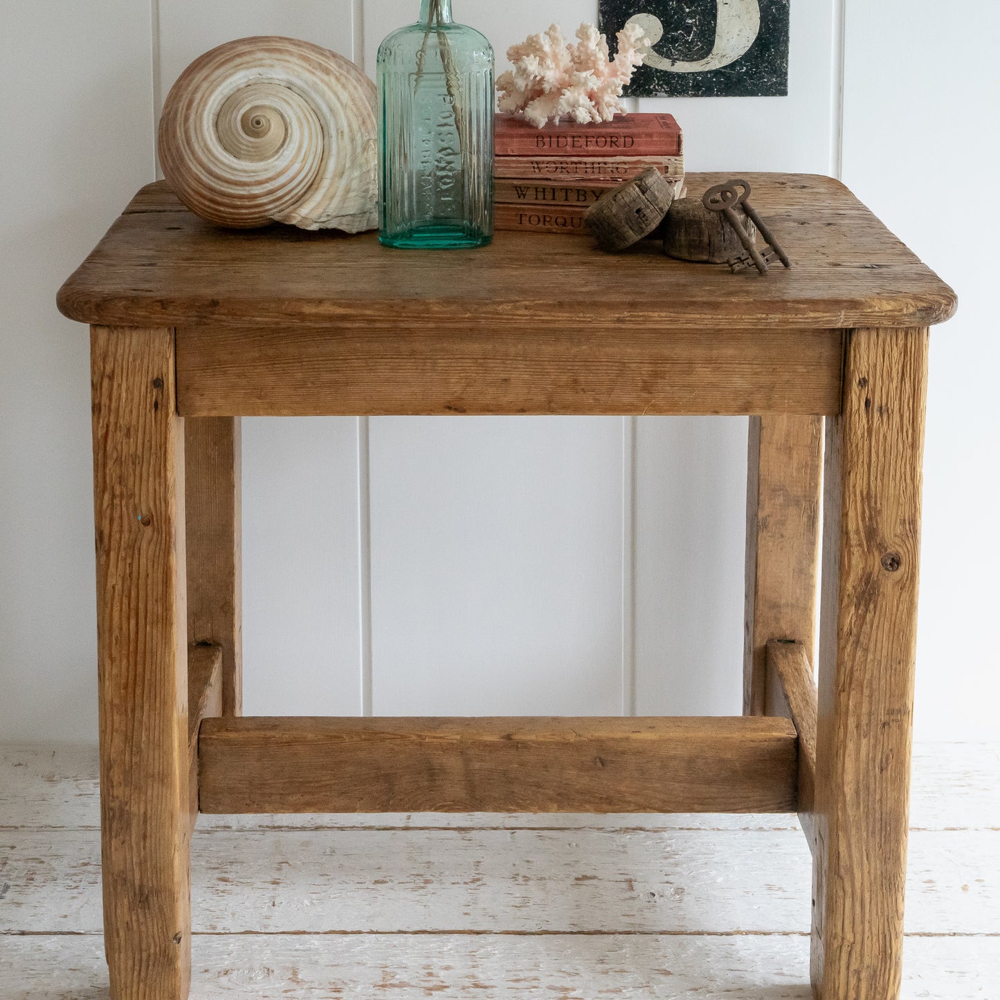 Rustic Pine Side Table