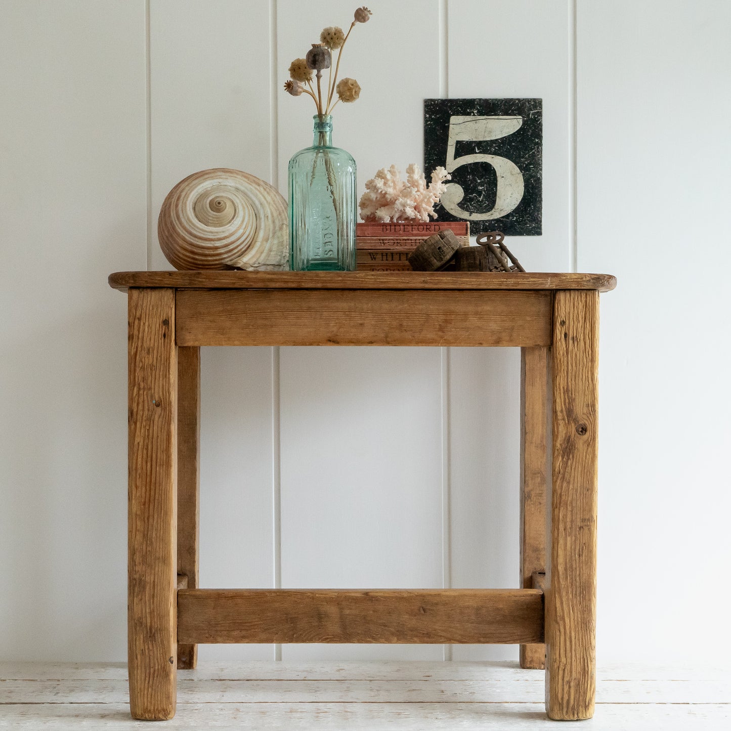 Rustic Pine Side Table