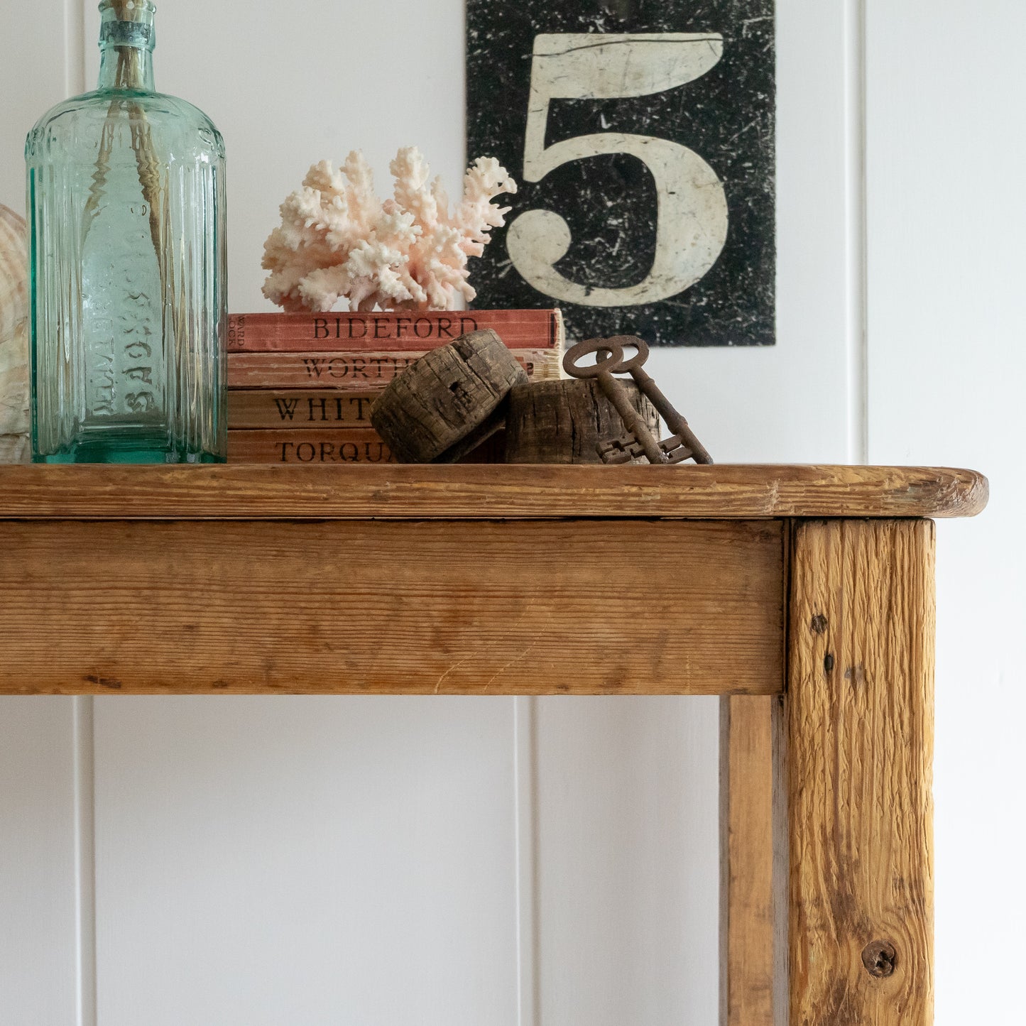 Rustic Pine Side Table