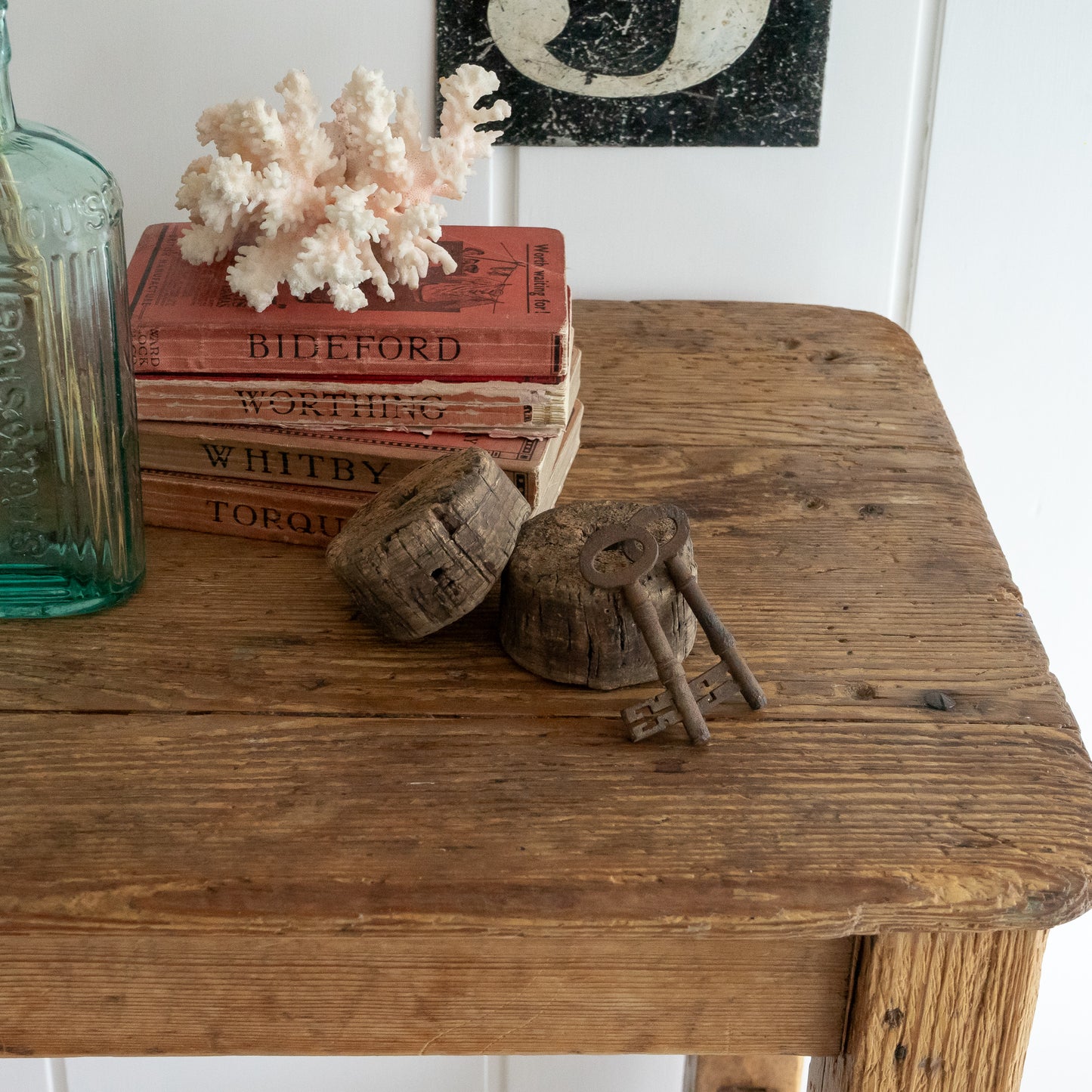 Rustic Pine Side Table