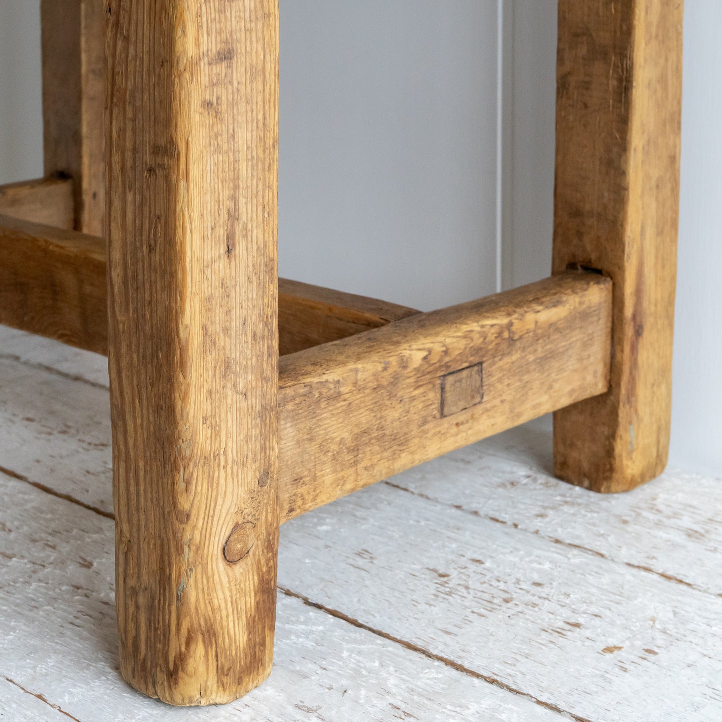 Rustic Pine Side Table