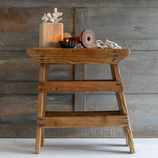 Rustic Pine Stool