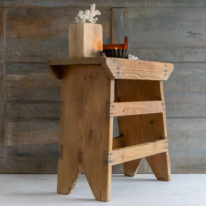 Rustic Pine Stool