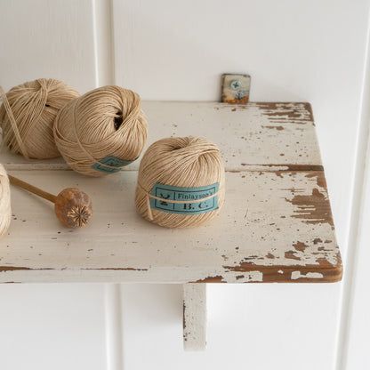 Rustic White Painted Shelf
