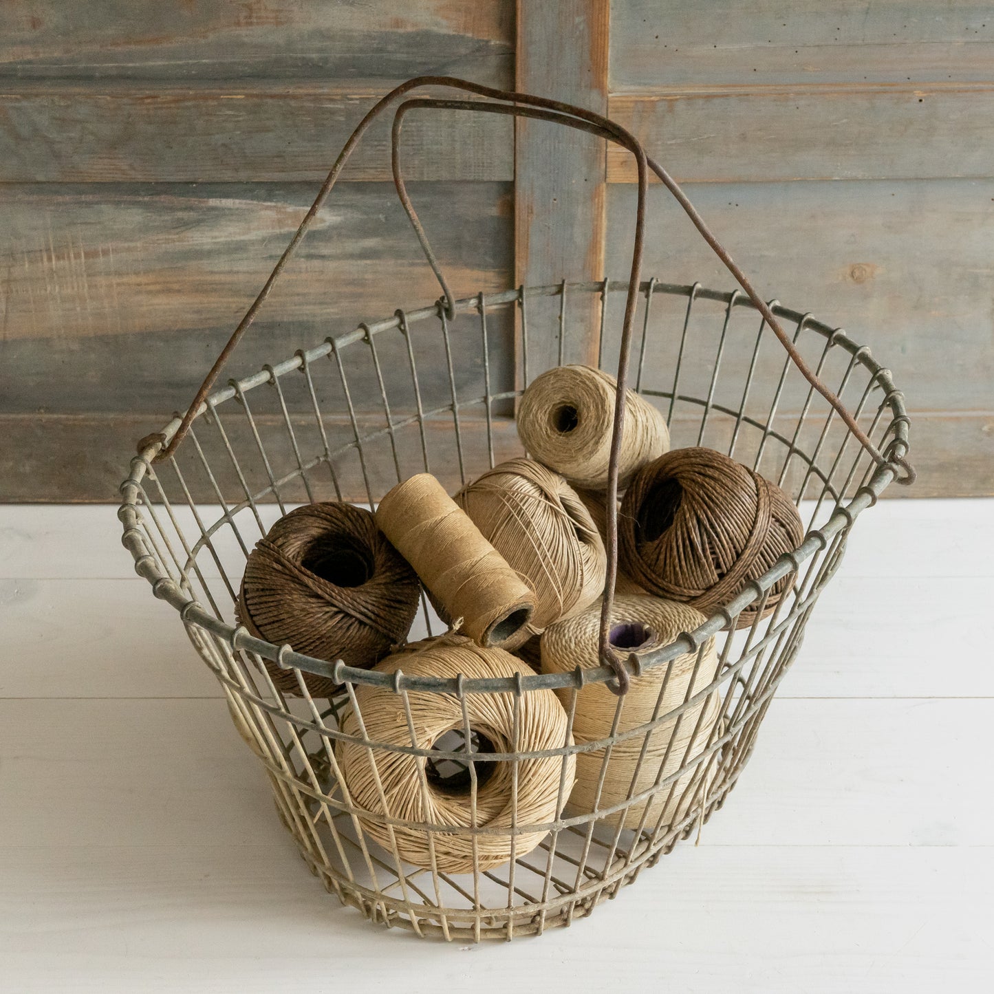 Rustic Wire Work Basket