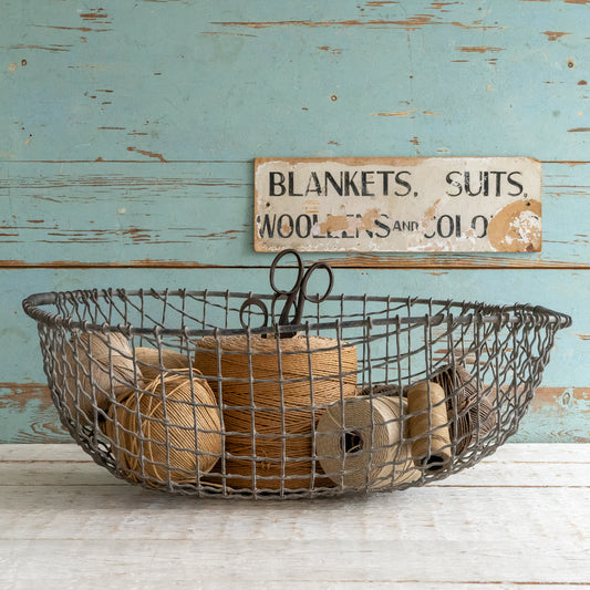 Rustic Wire Work Basket
