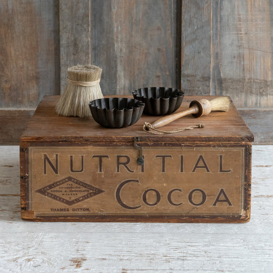 Rustic Wooden Cocoa Box