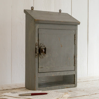 RUSTIC WOODEN FRENCH LETTER BOX