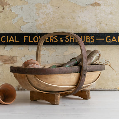 Rustic Wooden Garden Trug