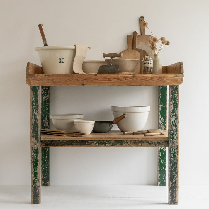 Rustic Work Bench Table – Goose Home and Garden