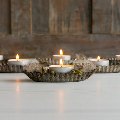 Set of 6 Boat Shape Decorative Patisserie Tins