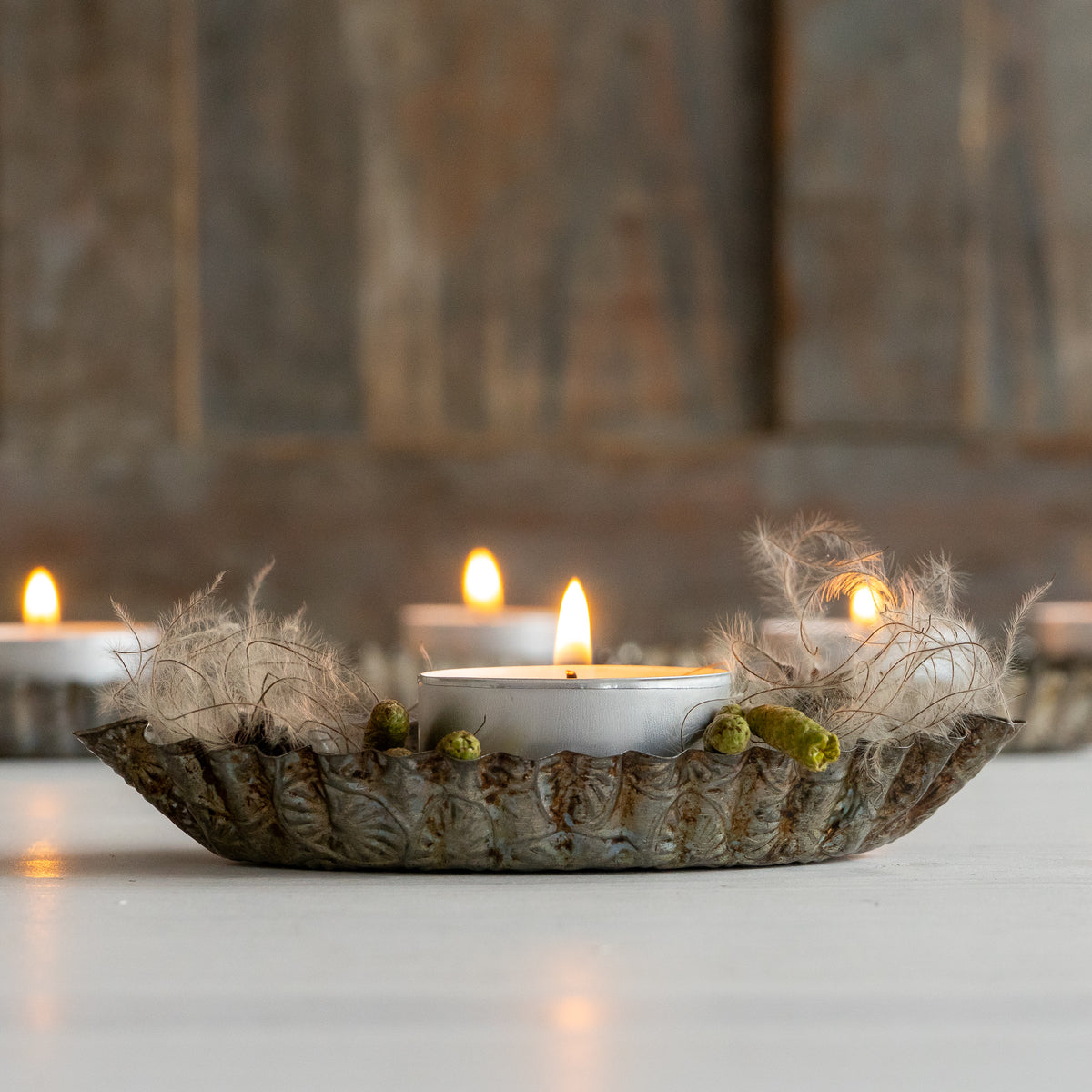 Set of 6 Boat Shape Decorative Patisserie Tins