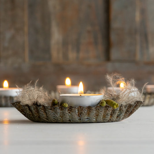 Set of 6 Boat Shape Decorative Patisserie Tins