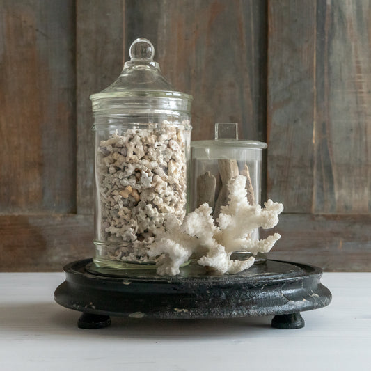 Small Round Ebonised Dome Base