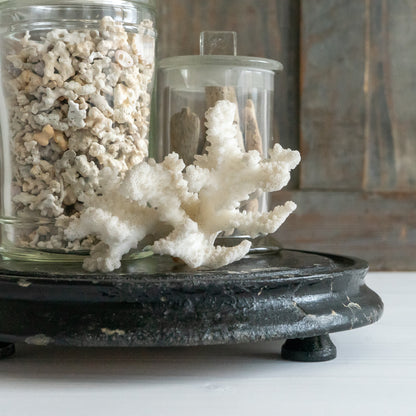 Small Round Ebonised Dome Base