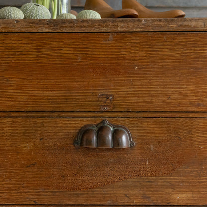 Small Square Rustic Pine Trunk