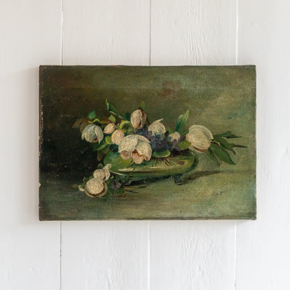 Stunning Floral Oil on Canvas Painting