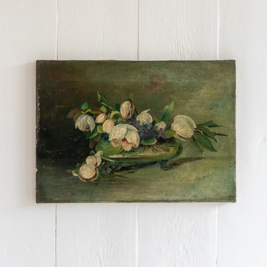Stunning Floral Oil on Canvas Painting