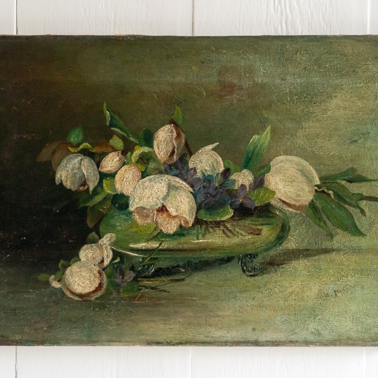 Stunning Floral Oil on Canvas Painting