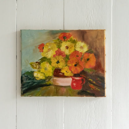Sweet Little Bright Floral Painting