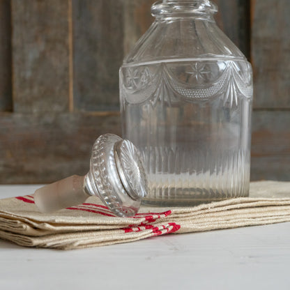 Sweet Little Etched Glass Decanter