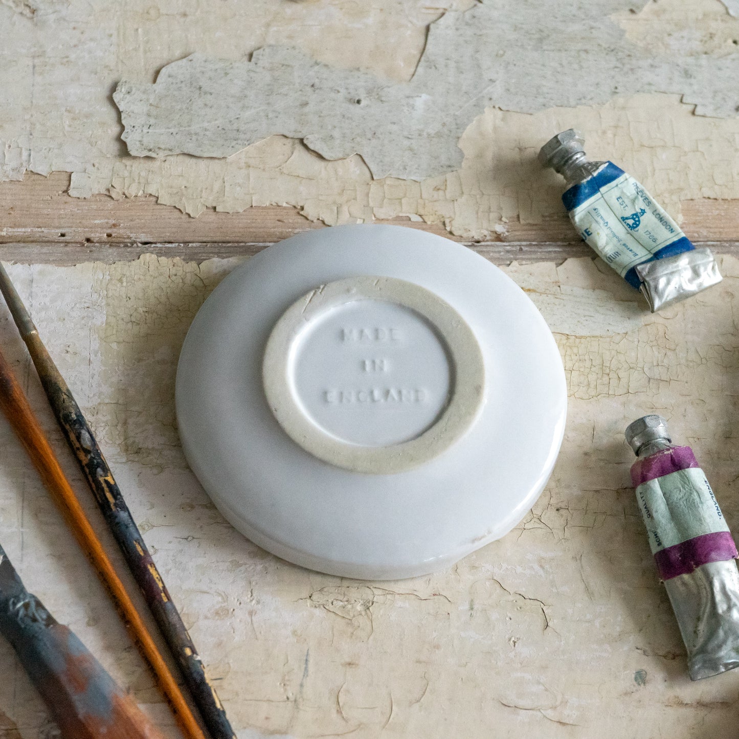 Sweet Little Round Ceramic Paint Palette