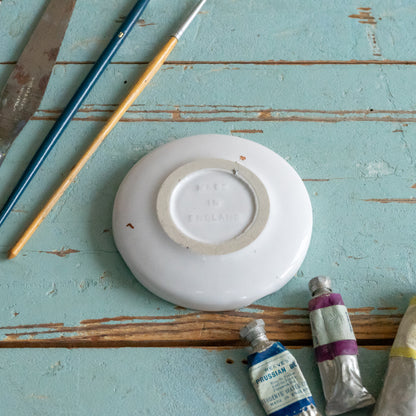 Sweet Little Round Ceramic Paint Palette