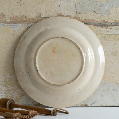 Antique Spongeware Plate