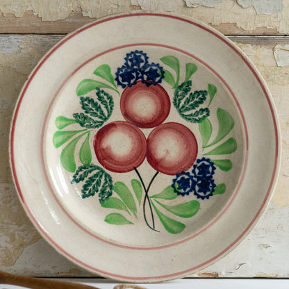 Antique Spongeware Plate