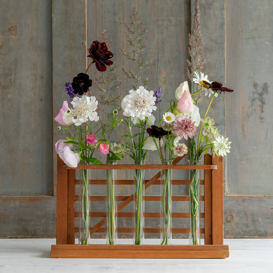 Test Tube Rack Posy Holder