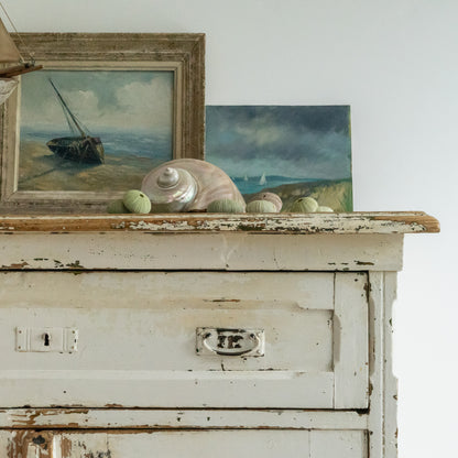 Timeworn Painted Rustic Cupboard