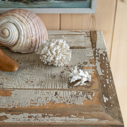 Timeworn White Painted Table