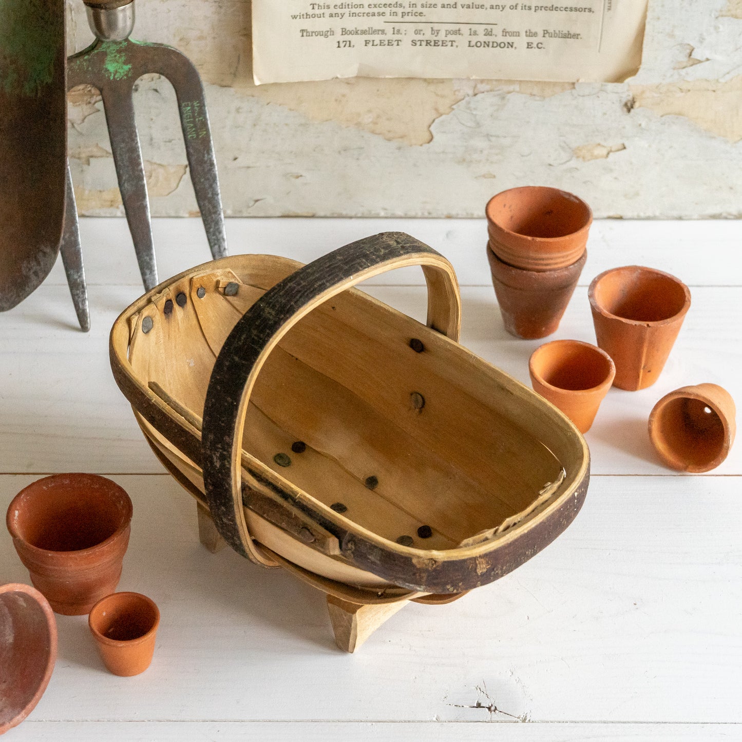 Tiny Rustic Wooden Trug