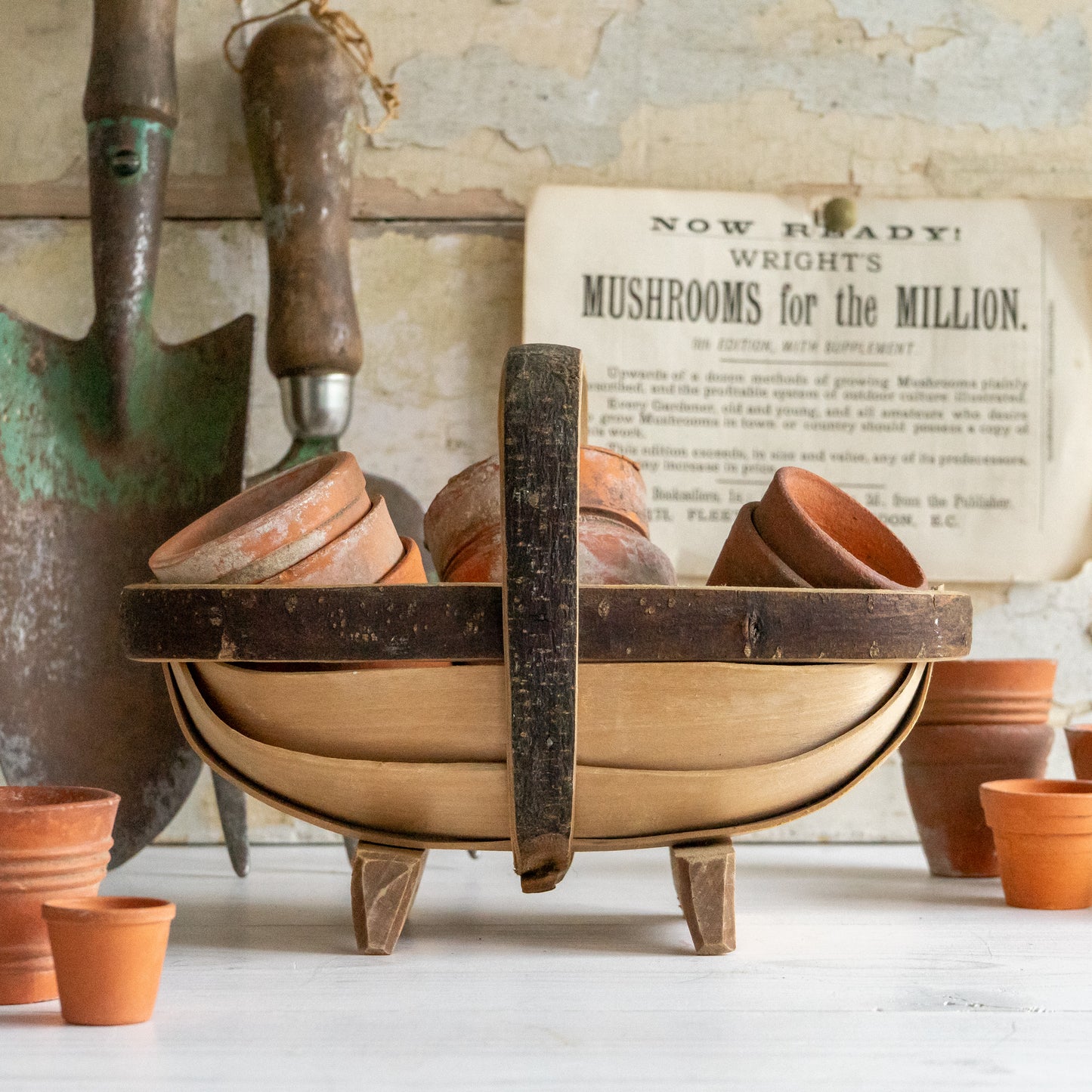 Tiny Rustic Wooden Trug