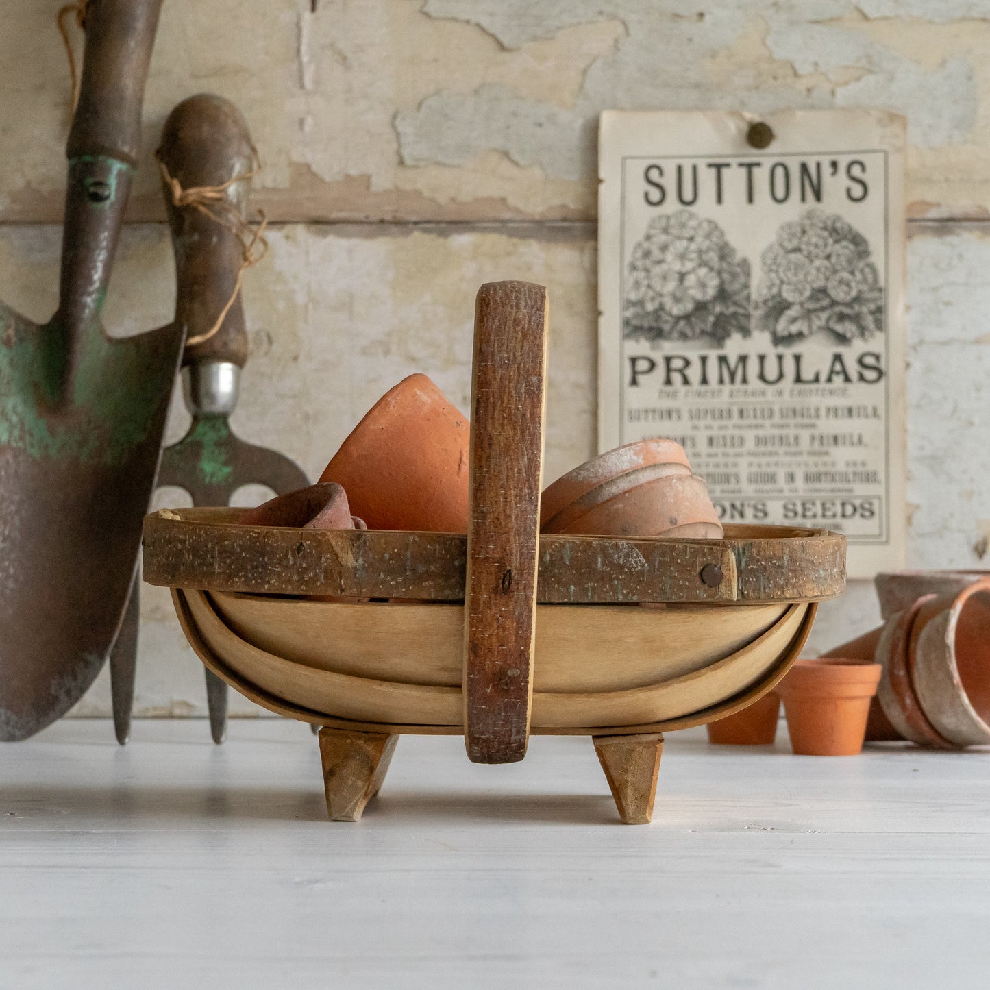 Tiny Rustic Wooden Trug