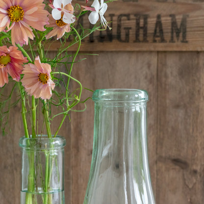 Vintage French Pale Green Bottle