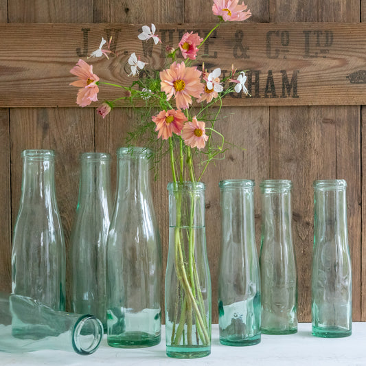 Vintage French Pale Green Bottle