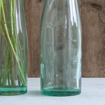 Vintage French Pale Green Bottle