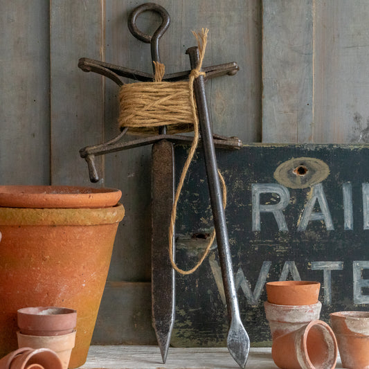 Vintage Cast Iron Garden Line
