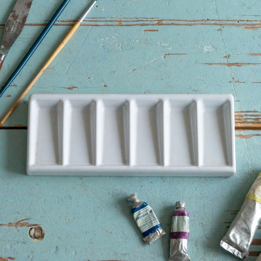 Vintage Ceramic Winsor & Newton Paint Palette