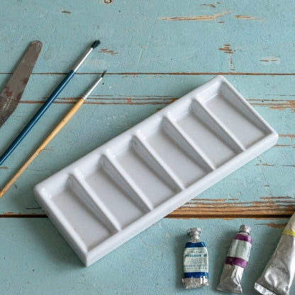 Vintage Ceramic Winsor & Newton Paint Palette