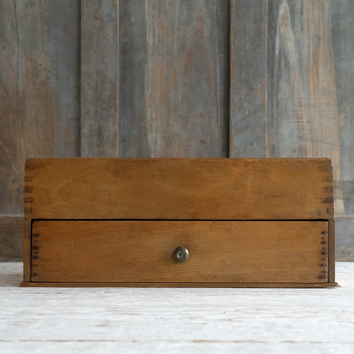 Vintage Cutlery Tray with Drawer