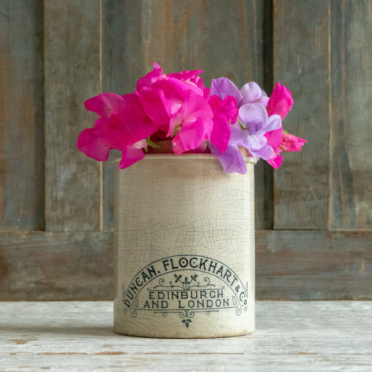 Vintage Duncan Flockhart & Co Stoneware Storage Jar