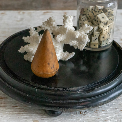 Vintage Ebonised Wooden Stand