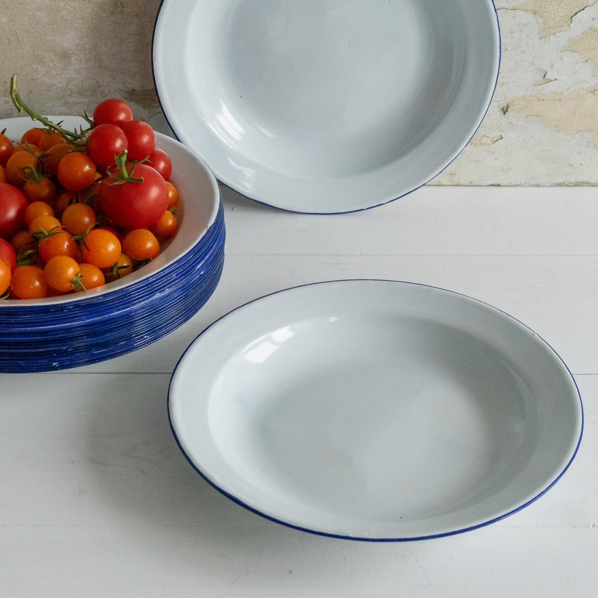 Vintage Enamel Plate.