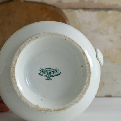 Vintage French White Ironstone Jug