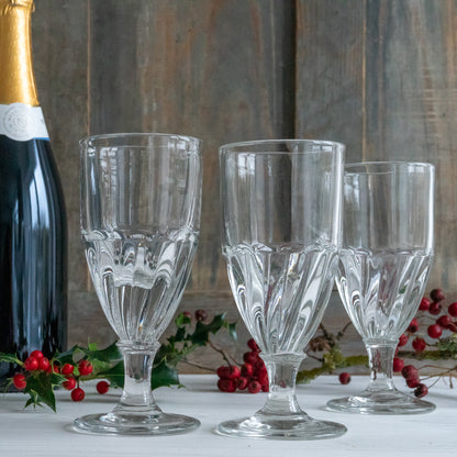 Vintage French Wine Glass